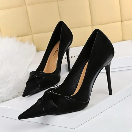 Nightclub slim sexy shoes fashion pointed stilettos
